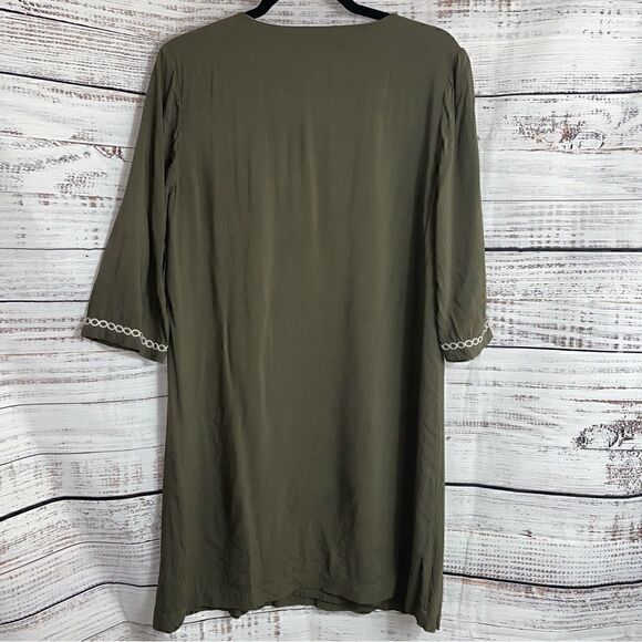 Boden Dress Womens Size 6 R shift Arianne Embroidered Floral Boho Resort - Picture 4 of 10